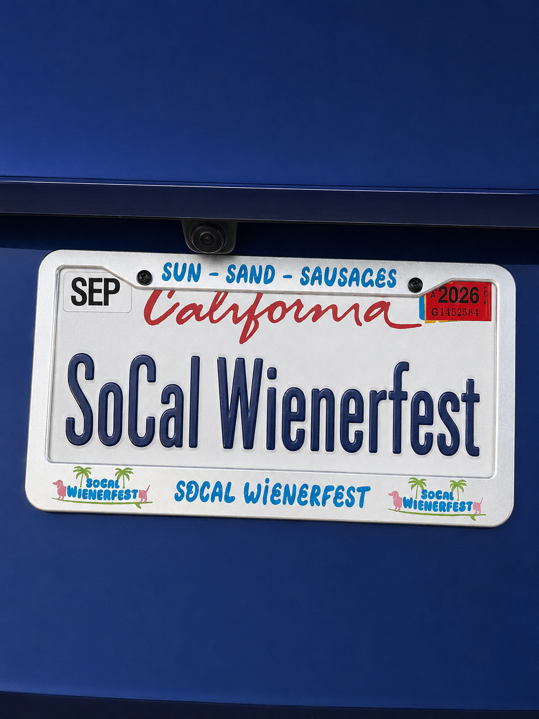 SoCal Wienerfest License Plate Frame