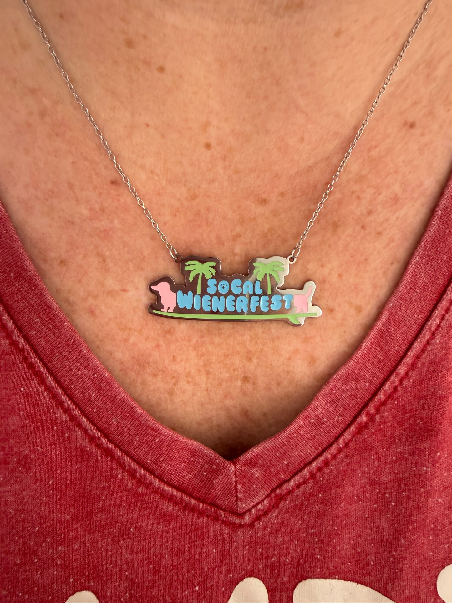 SoCal Wienerfest Logo Necklace
