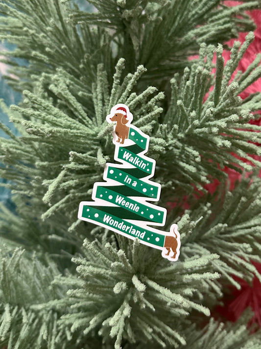 Weenie Wonderland Sticker