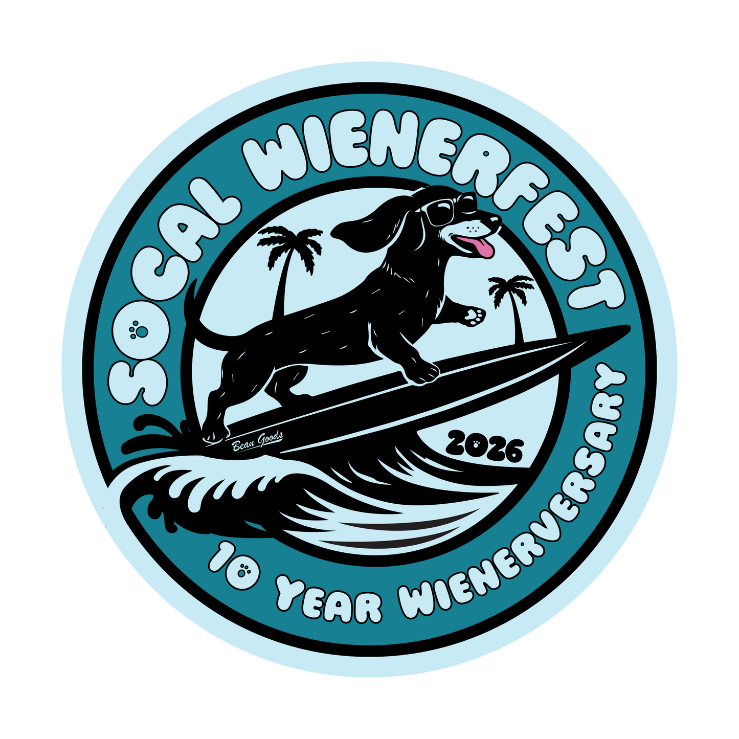 10 Year Wienerversary Sticker